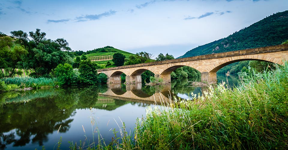 Historische Brücke über die Nahe